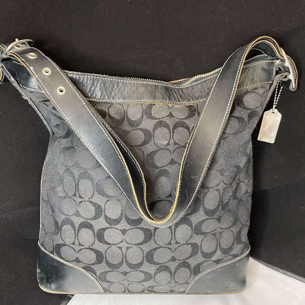 Coach Chelsea black shoulder/crossbody bag.